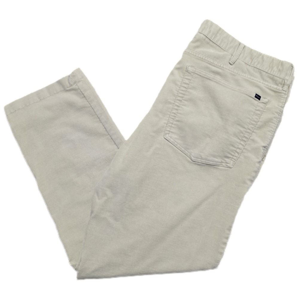 Polo Golf Ralph Lauren Corduroy Pants Men's 42x32 Beige Trousers EUC Preppy